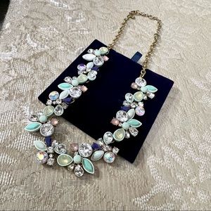 J. Crew Statement Teal Necklace